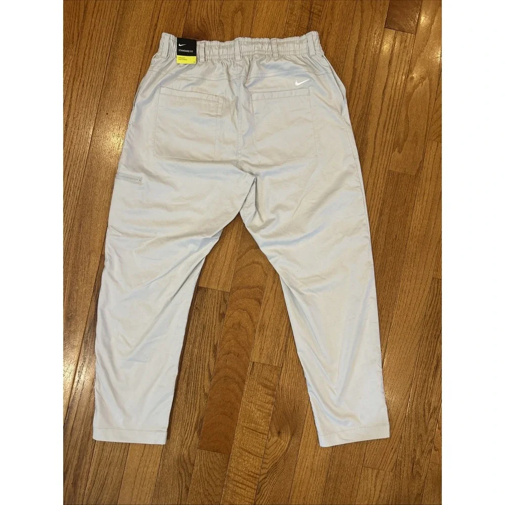 Nike Golf Pants Men's Large Standard Fit Khaki‎ Side Pocket Sporty Lightweight